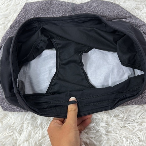 Lululemon Run Times Short II *4" Heather Lux Multi Black / Black - Picture 2 of 5